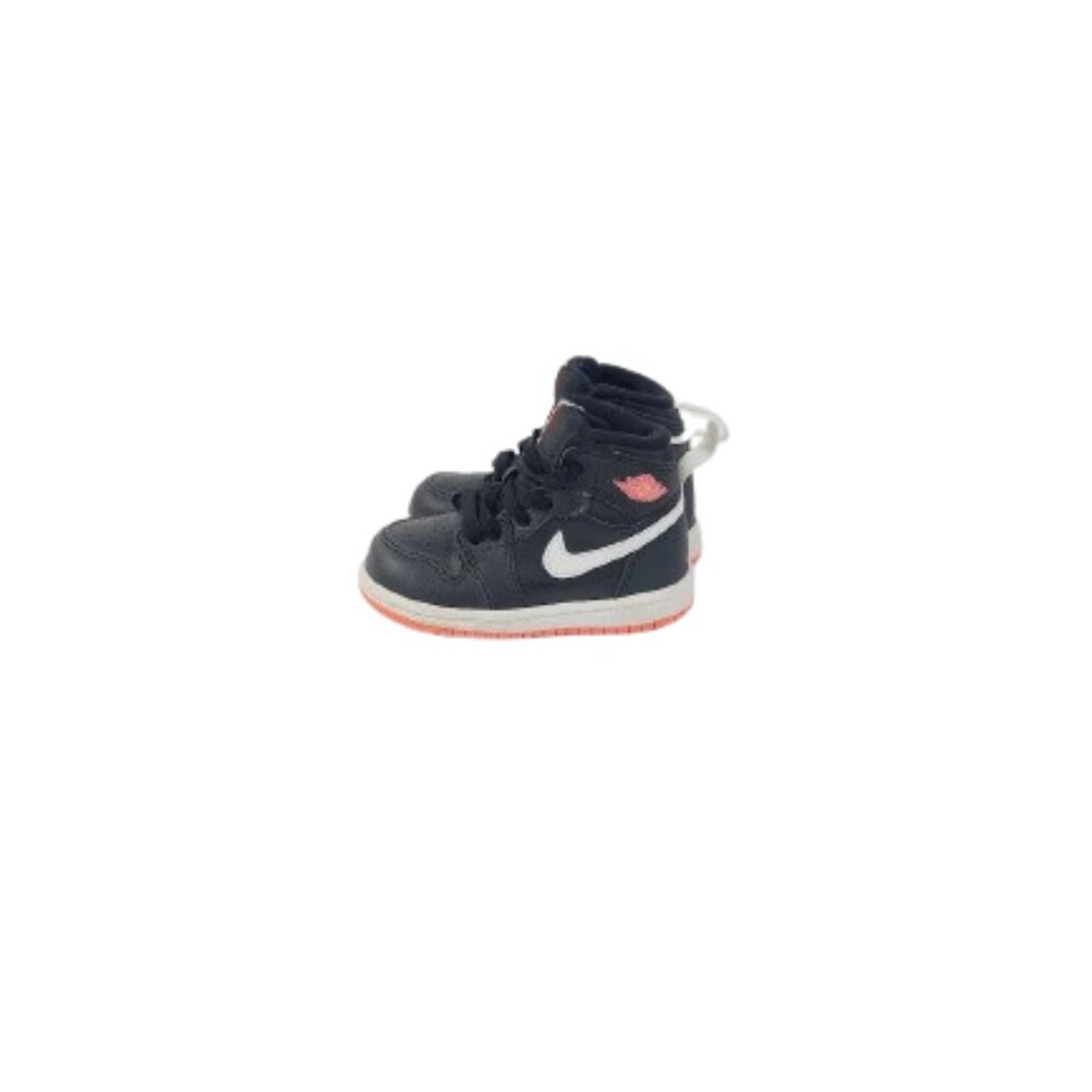 Jordan 1 Retro High (TD) Boys' Black Hot Lava White Sneaker Shoes Size US 5